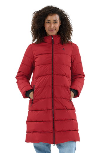 Whistler Winter-Steppmantel Amaret Long Puffer Jacket (warm, wasserdicht, winddicht) tomatenrot Damen